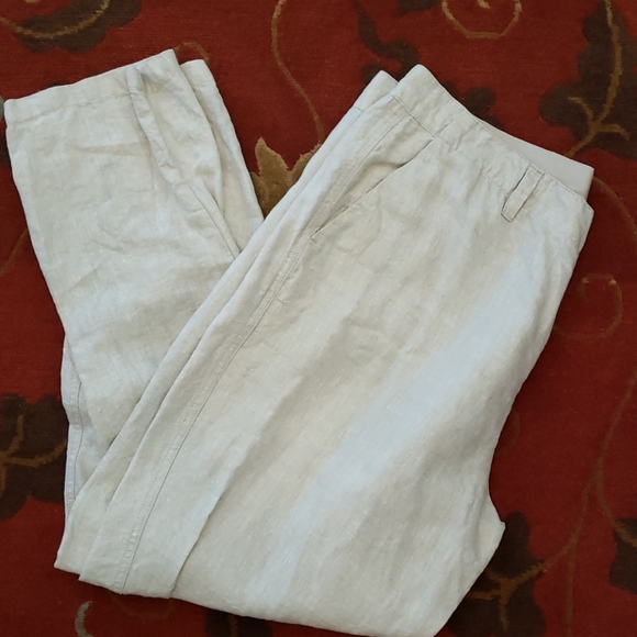 Linen Pants with Gold Shine - Picture 2 of 7